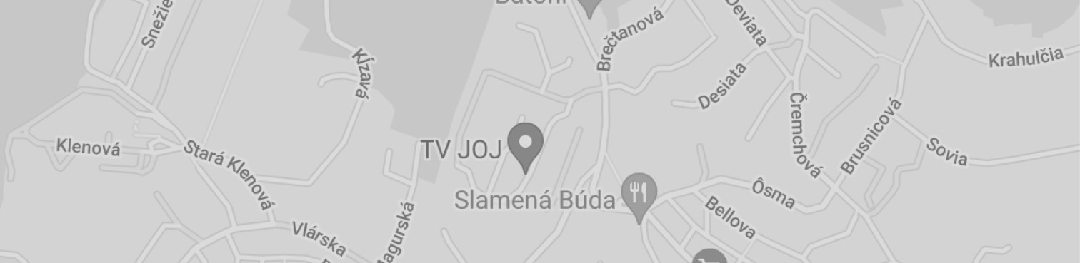 TV JOJ, mapa